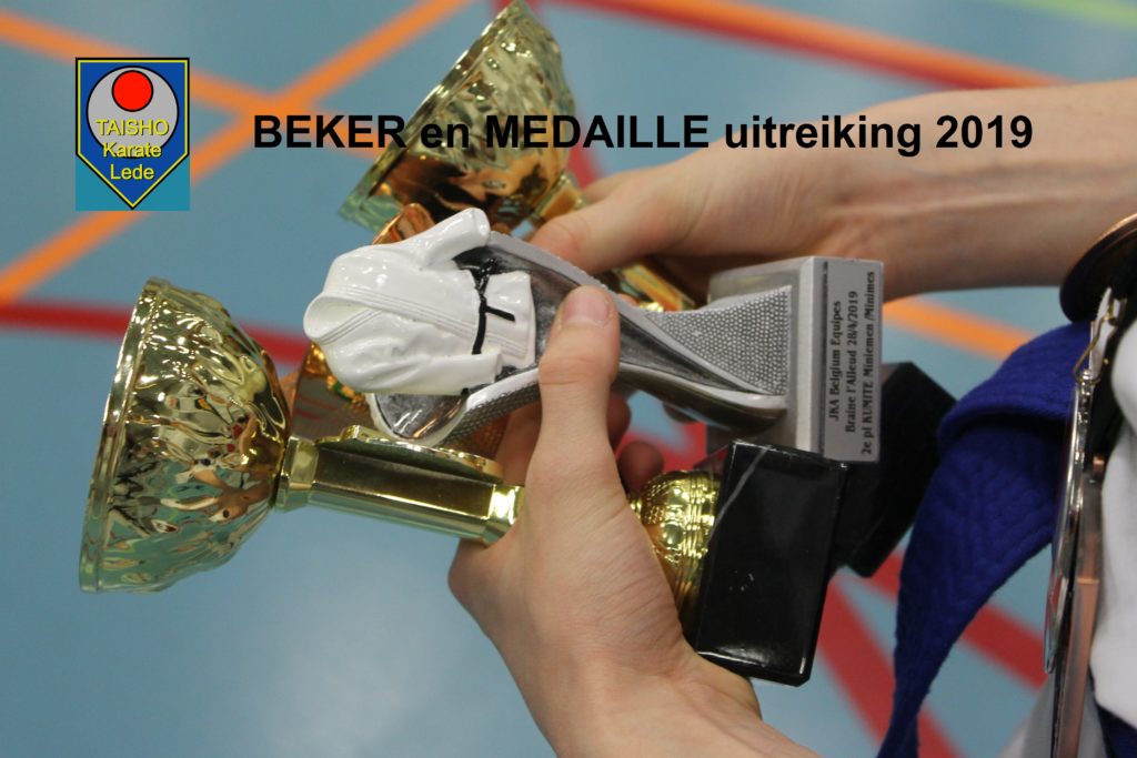 Beker en Medaille uitreiking 2019